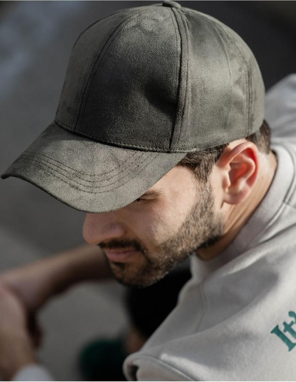 Gorra visera curva hebilla casual para hombre 7