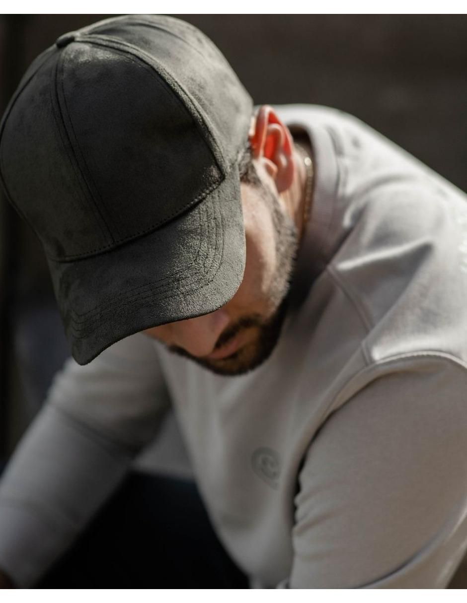 Gorra visera curva hebilla casual para hombre 3