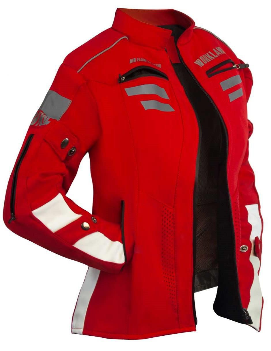 Chamarra impermeable para motorsport Workland para mujer