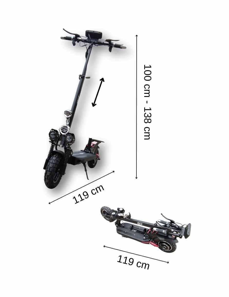 Scooter eléctrico Te01S Pro 7