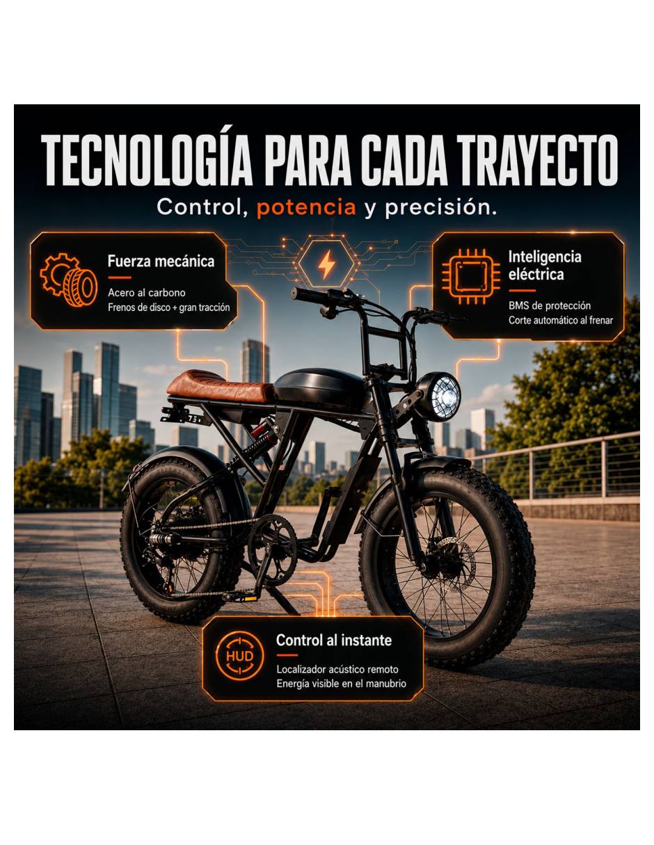 Bicicleta eléctrica rodada 20 unisex 6