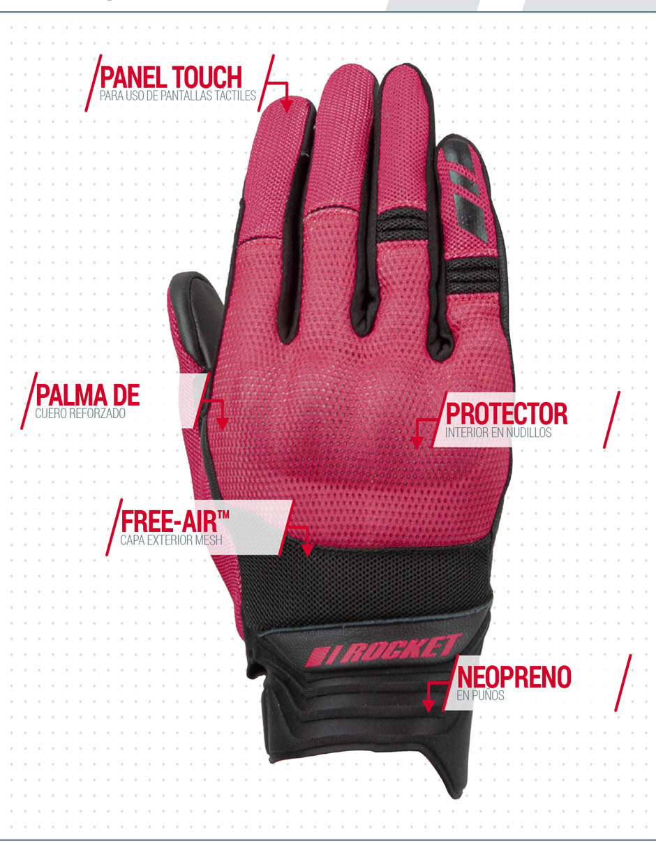 Guantes para motorsport de mujer