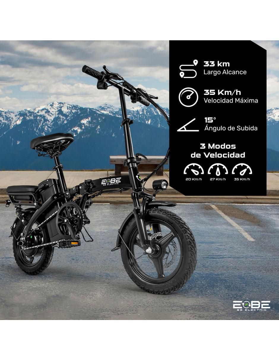 Bicicleta eléctrica Be 2024 urbana Rodada 14 3