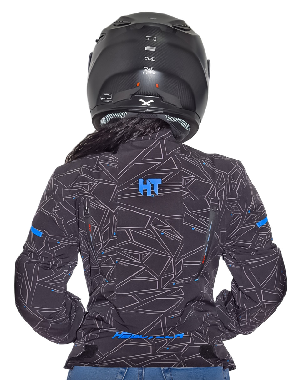 Chamarra impermeable para motorsport Hebotech Outdoor Everyday Rain para mujer