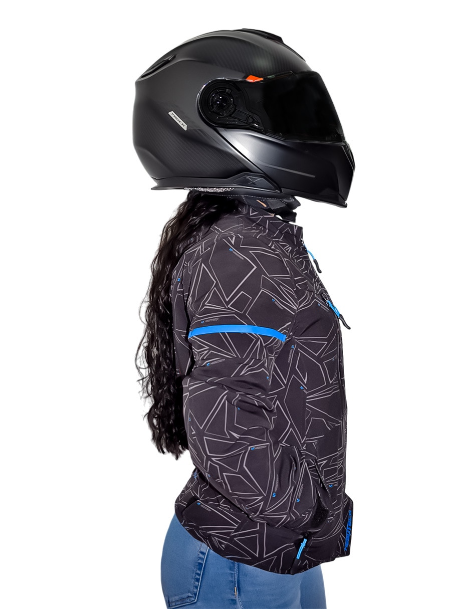 Chamarra impermeable para motorsport Hebotech Outdoor Everyday Rain para mujer