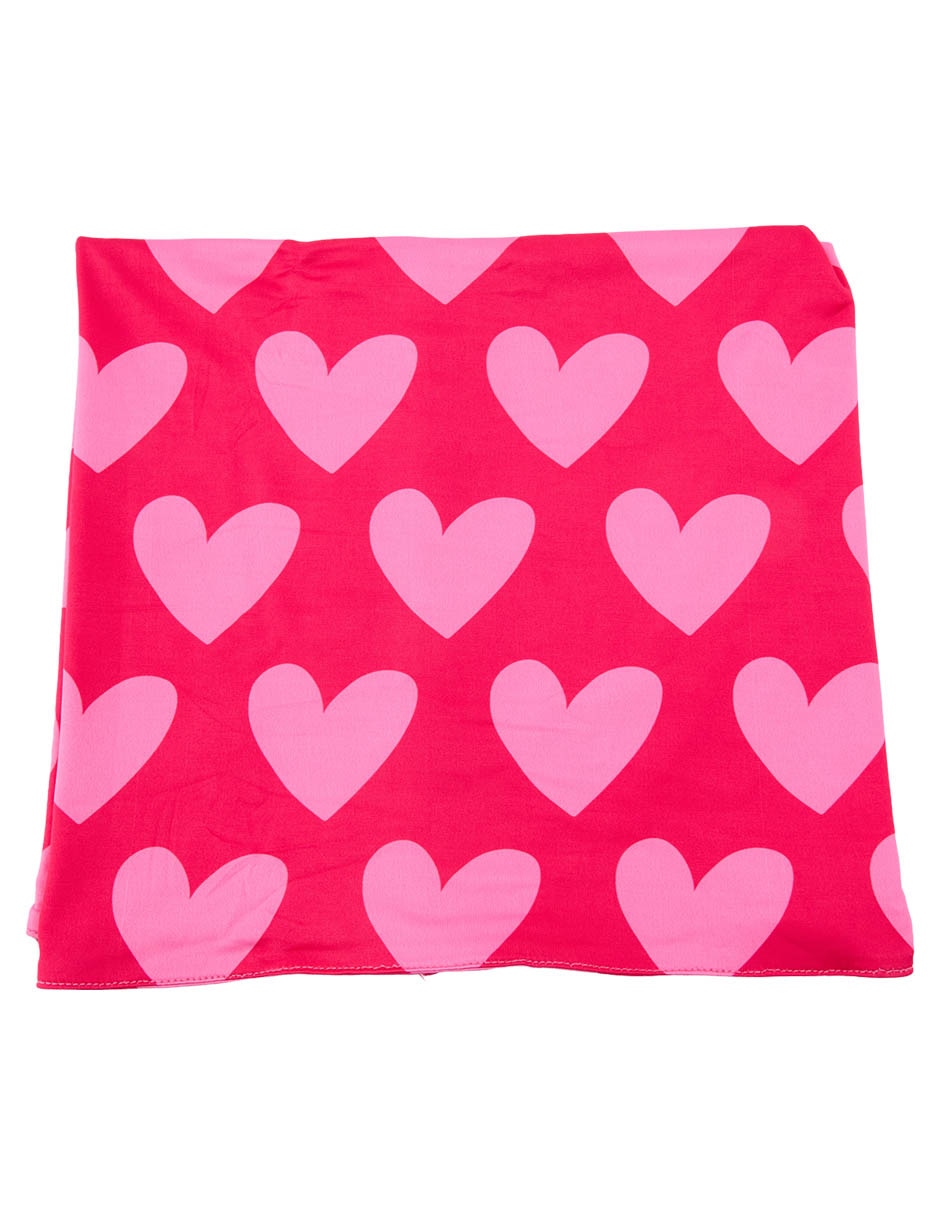 Bandana estampado corazones 4