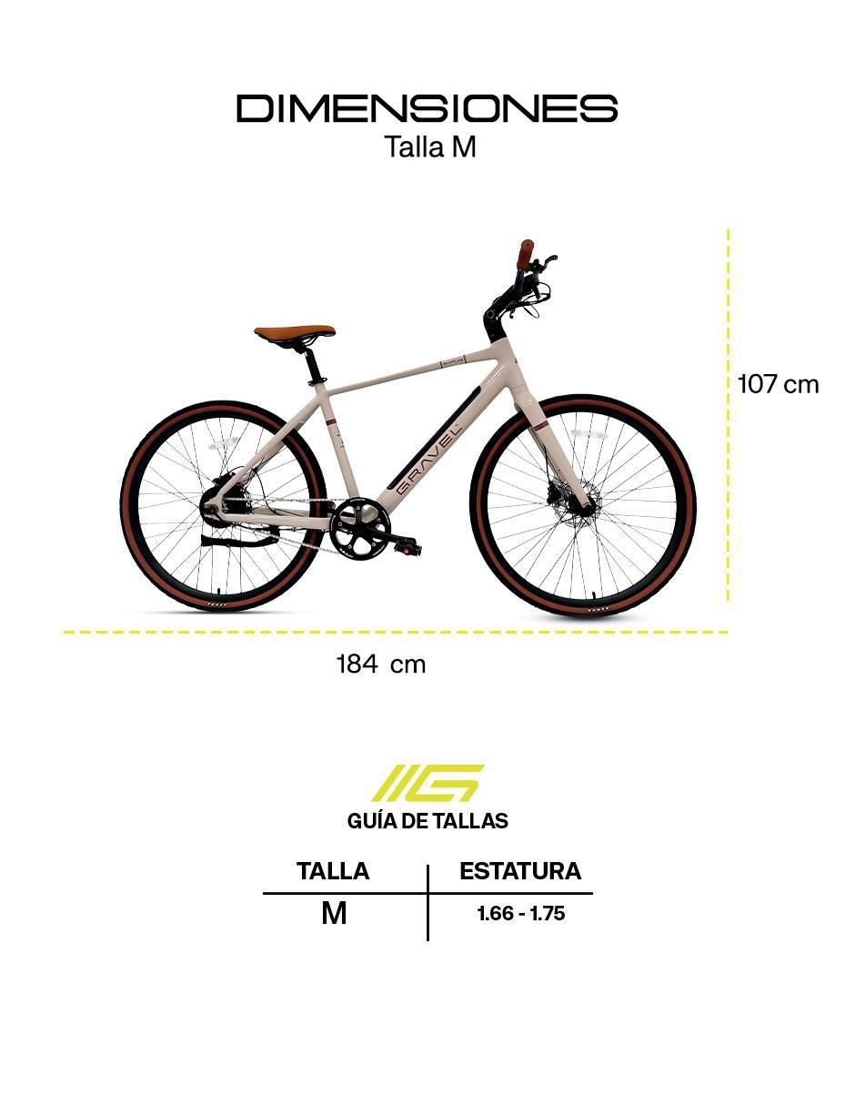 Bicicleta eléctrica E-Rise 700C urbana rodada 700 9