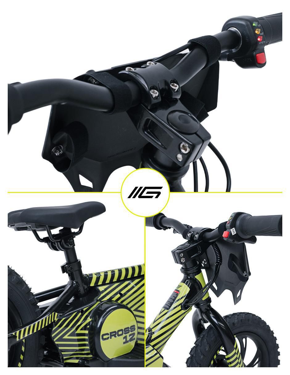 Bicicleta eléctrica 2025 montañismo Rodada 12 6