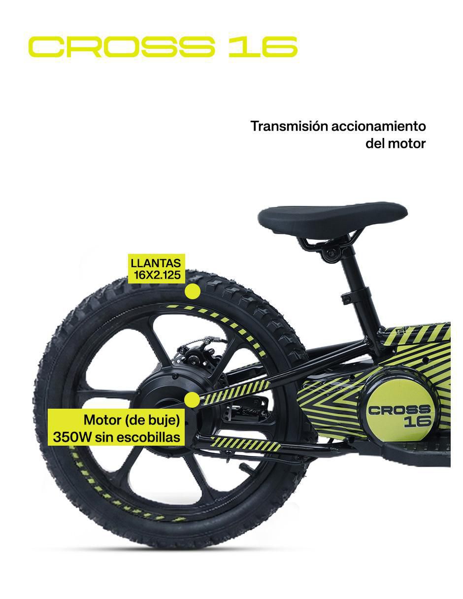 Bicicleta eléctrica 2025 montañismo Rodada 16 4