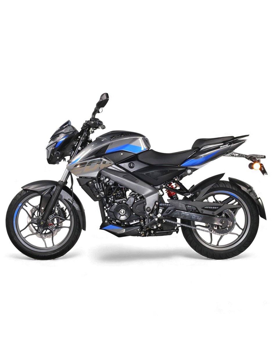 Motocicleta deportiva Bajaj Pulsar NS200 gris 26 2026