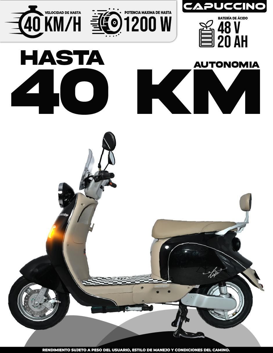 Bicicleta eléctrica Capuccino Urbana rodada 10 10