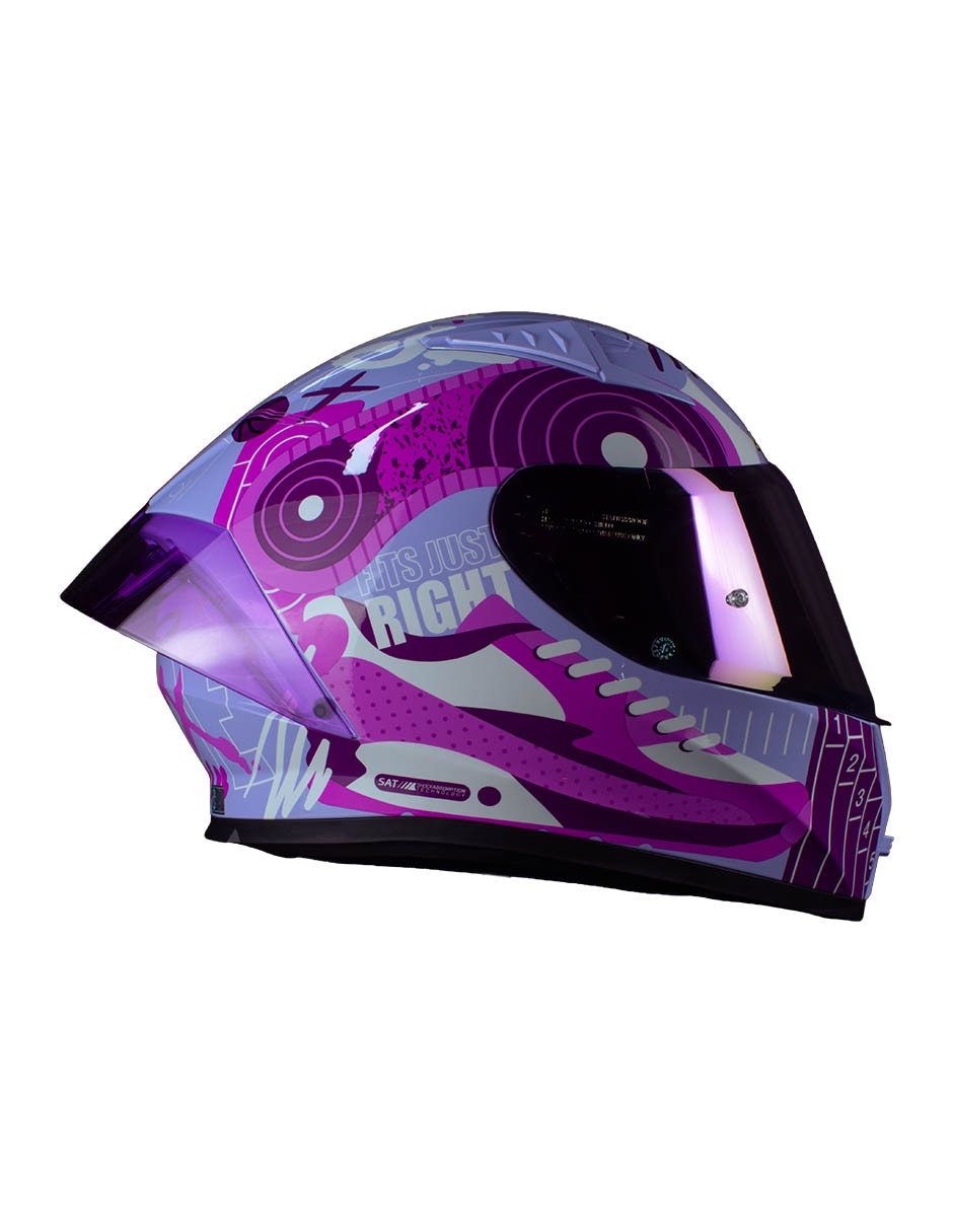 Casco cerrado para motorsport unisex