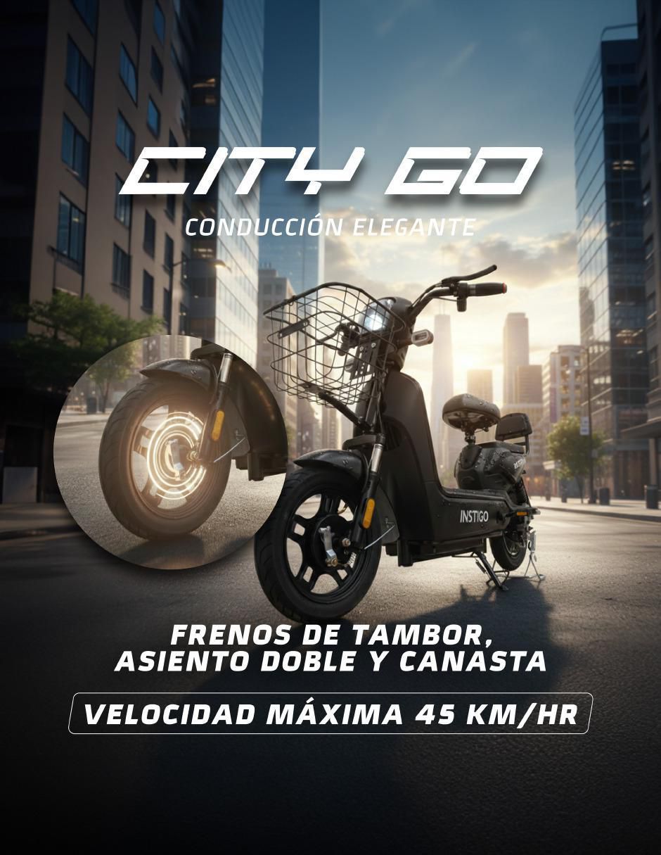 Bicicleta eléctrica City Go Urbana rodada 14 5