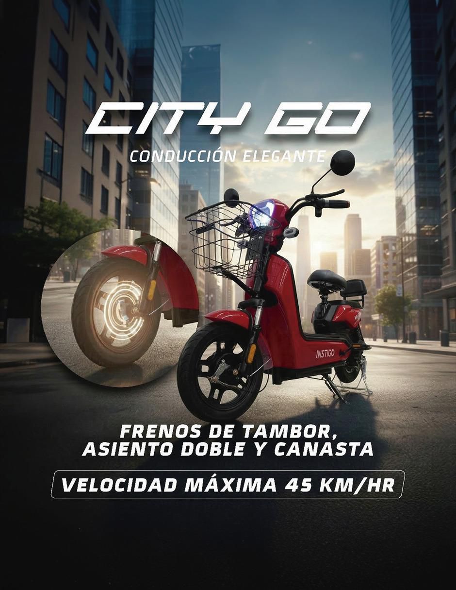 Bicicleta eléctrica City Go Urbana rodada 14 9