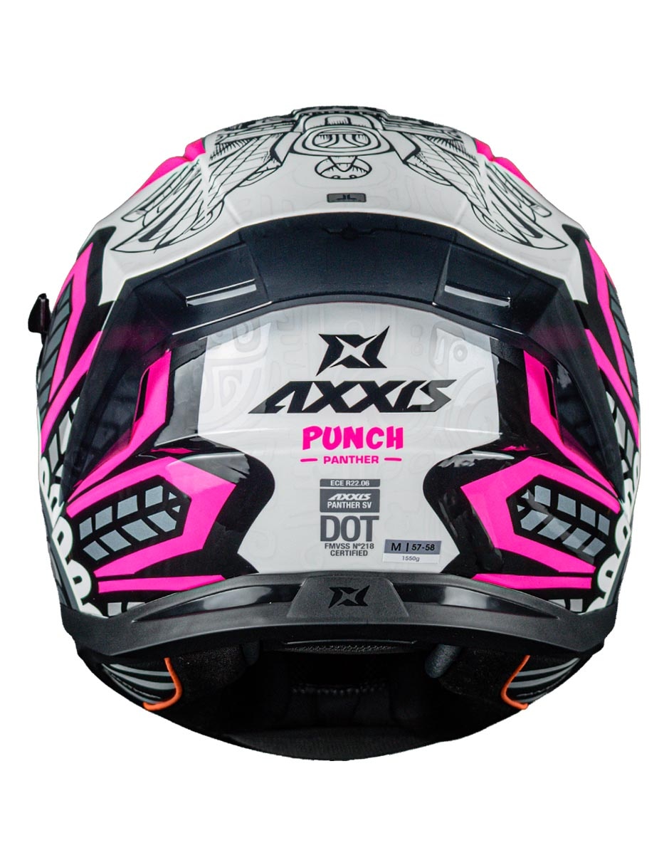 Casco cerrado para motorsport Axxis para mujer