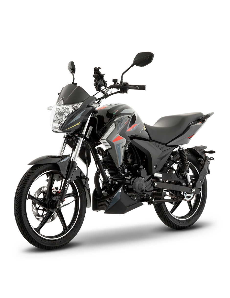 Motocicleta urbana Italika 125Z Gris con GPS 2026