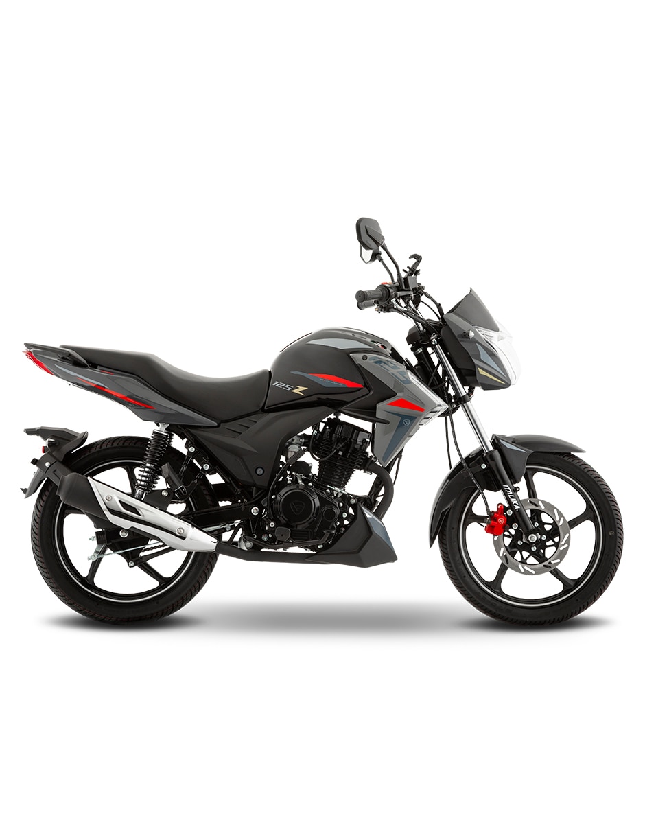 Motocicleta urbana Italika 125Z Gris con GPS 2026