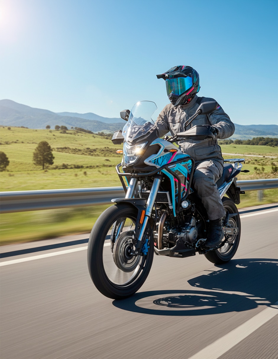 Motocicleta doble propósito MB DRS 300 2027