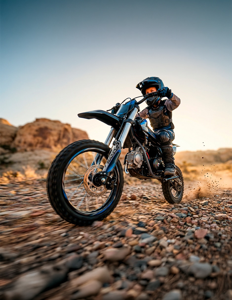 Mini moto terra 110 cc azul 2027 2027 3