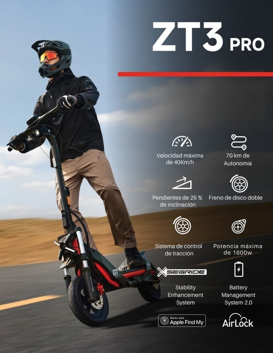 Patín eléctrico ZT3PRO 3