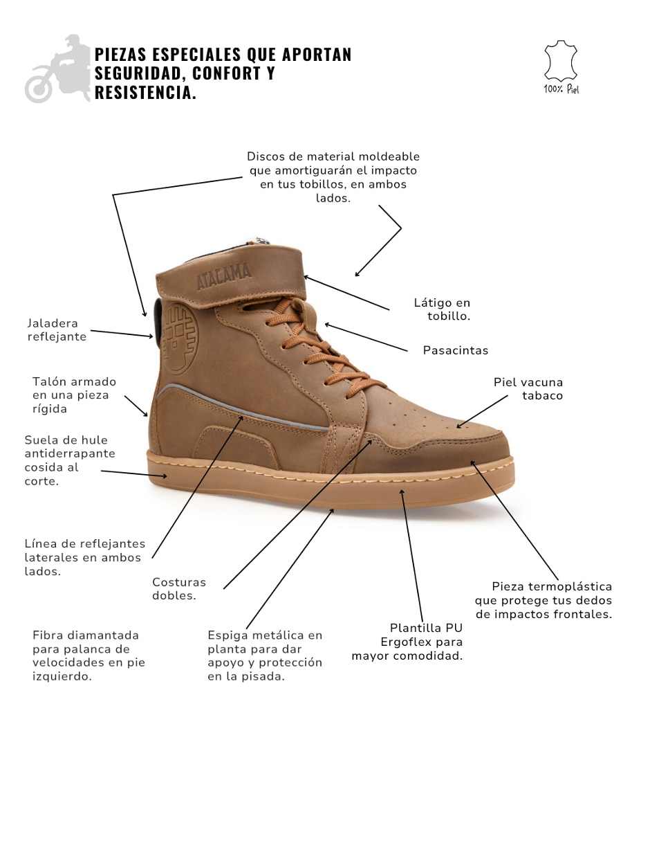 Bota de motorsport unisex 8