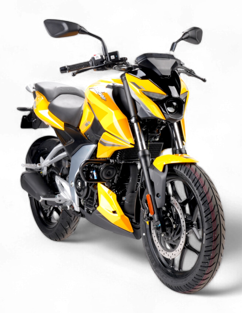 Motocicleta deportiva pulsar N250 amarillo 2027