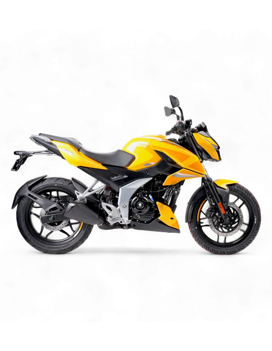 Motocicleta deportiva pulsar N250 amarillo 2027 4