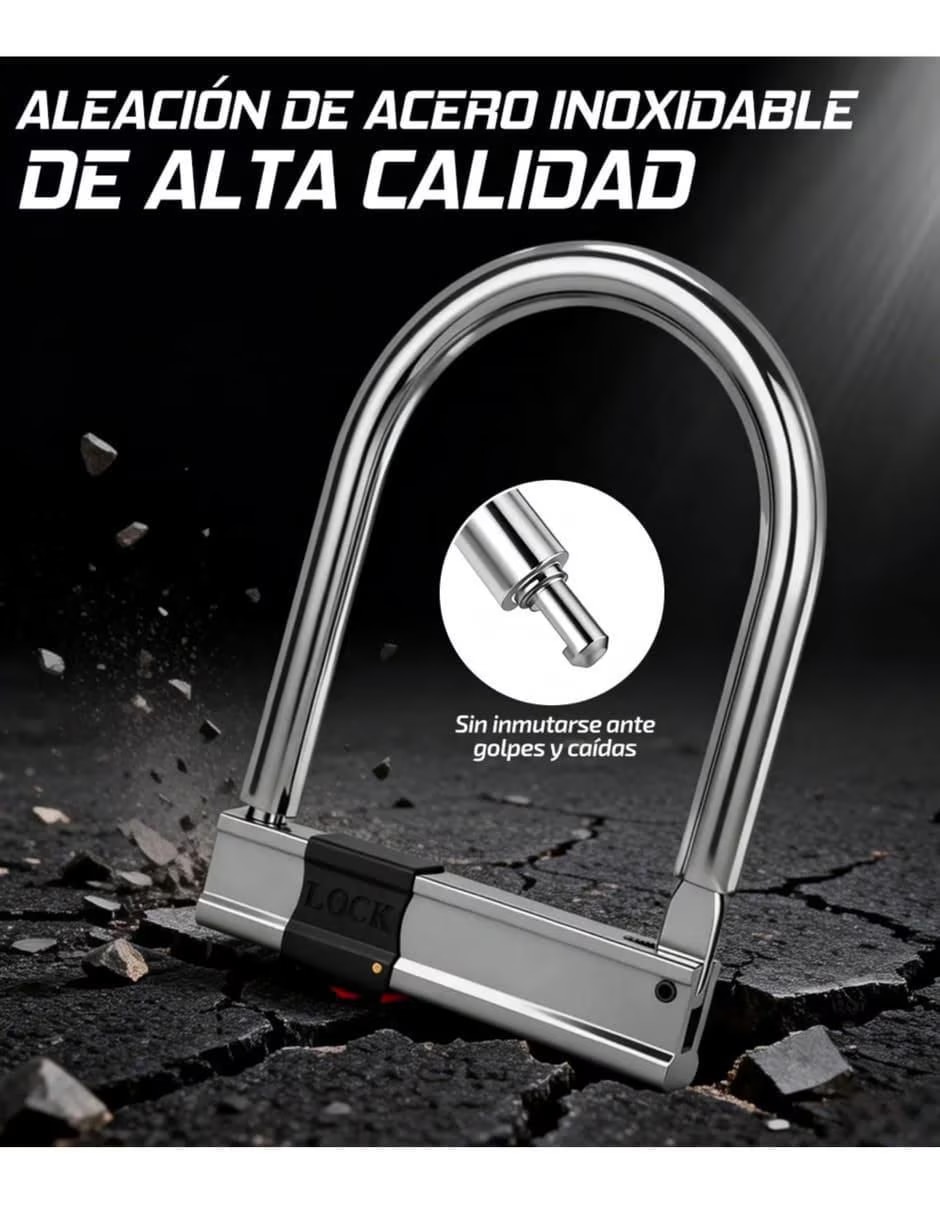 Candado para bicicleta de llave