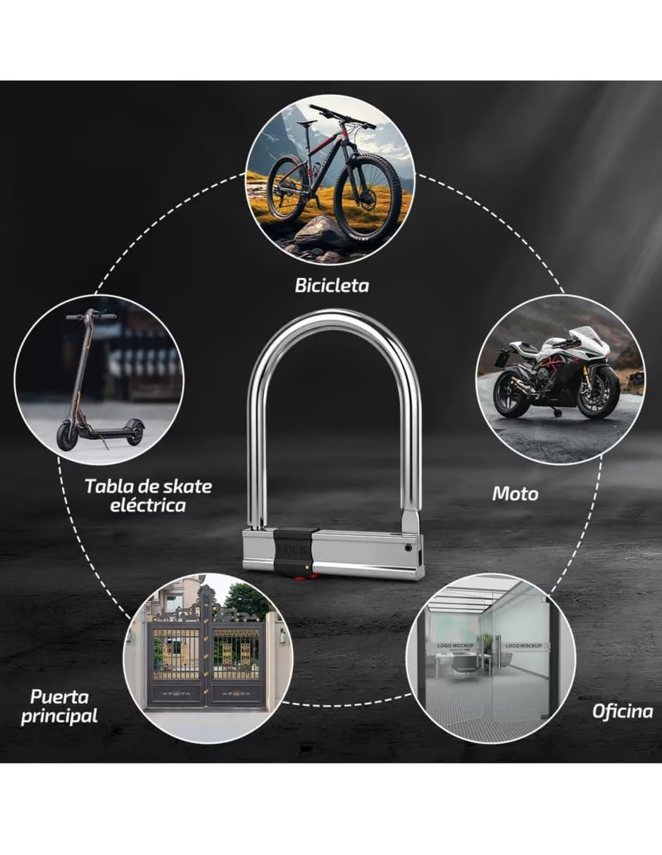 Candado para bicicleta de llave